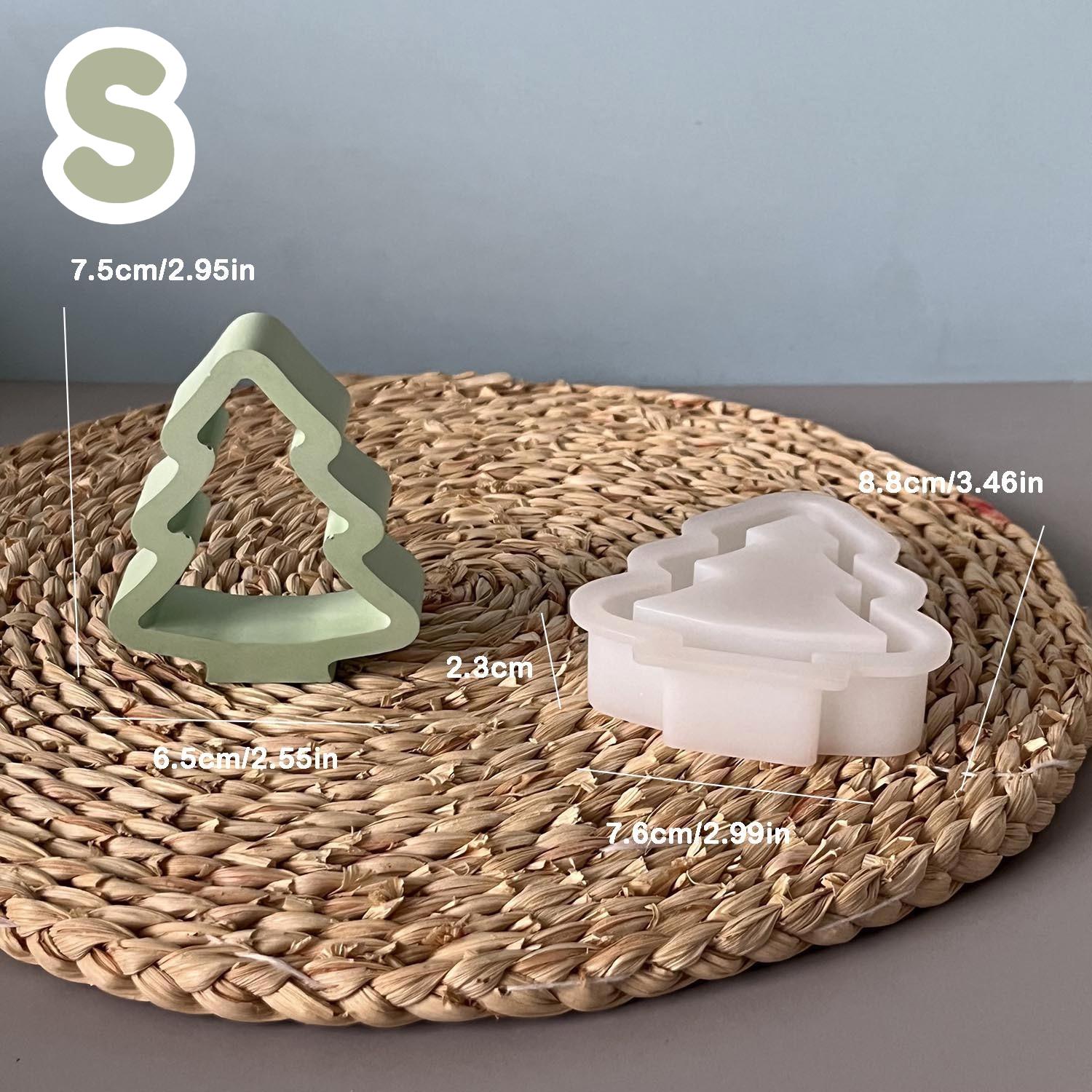 

1pc Hollow Christmas Tree Silicone Mold - DIY Christmas Ornaments, Gypsum Drip Glue Craft Tool, Holiday Decor Maker