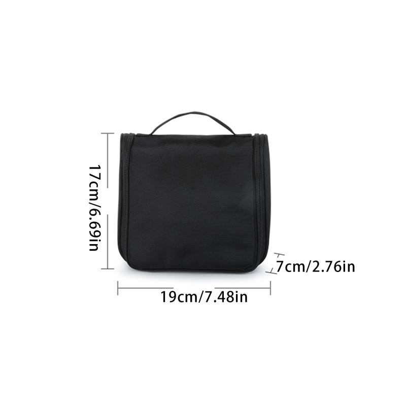 Portable Toiletry Washbag with Hanging Hook Waterproof Women Bathroom Cosmetic Storage Bag Large Capacity Travel Men Makeup Case