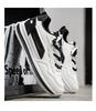 Men's Spring 2025 Breathable Casual Sneakers - Non-Slip Soft Sole, White Trendy Dad Shoes