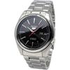 Seiko Men's Automatic Watch SNKL45K1 Stainless Steel Black Dial 21 Jewels