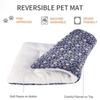 Large Dog Pet Sleep Mat Soft Warm Reversible Fleece Crate Bed Mat Kennel Pad Cage Cushion For Large Small Medium Dog