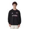 Adidas Messi Crew Sweatshirt With Letter Print Men Sweatshirts Black JC6120