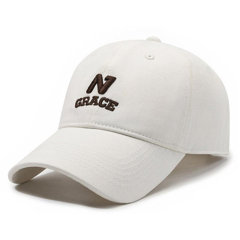 Vår Høst Brevlue Dame Sommer Solkrem Baseball Cap Herre Brodert Solhatt Hestehale Panama Cap Snapback Hat Solskjermhatter