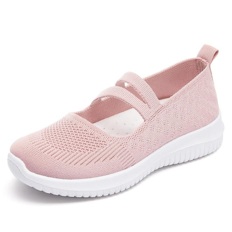 Shoes women's and women's shoes new cloth shoes large size breathable fly-woven shoes soft-soled casual shoes