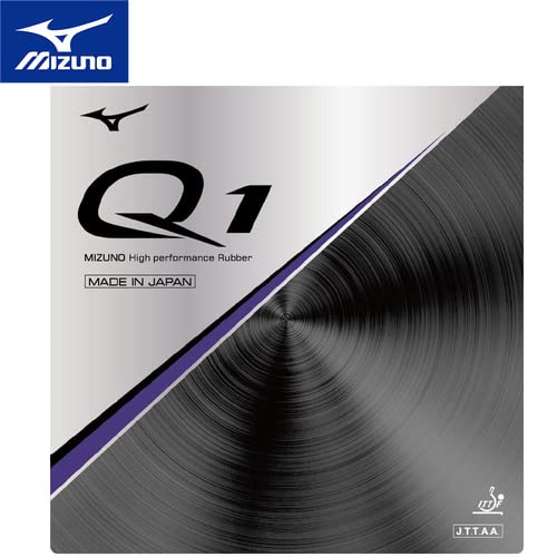 Mizuno Table Tennis Rubber Q1 83JRT291 09: Black 2.1