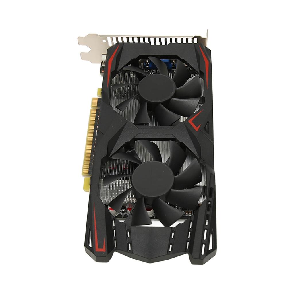 Dual Fan Graphics Card 4GB GDDR5 128bit Rapid Cooling Low Noise Video Game Graphics Card Chip for Desktop PC GTX1050Ti