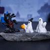 Resin Halloween Miniature Figurine Multicolor Desktop Knick-knack  Festival Supplies