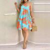Summer Off-the-shoulder Neck Strap Loose Women's Dress Women