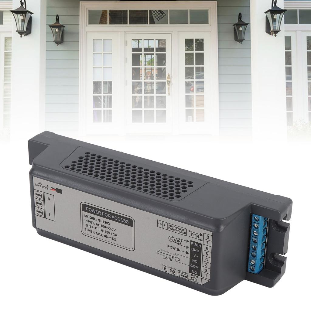 Door Access Control Power Supply 12V 3A 433MHz Wifi RF Wireless Remote Control Switch for Tuya APP for NC NO Access Control System