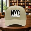 Casquette de baseball réglable décontractée NYC pour hommes Multicolore Toutes saisons Style Hip-hop Street