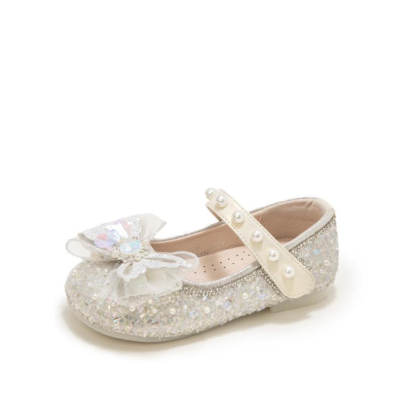 Velikost 26-33 Dívčí princeznovské boty 2025 Jaro Malá dívka Křišťálové boty 3-6 letá dívka Princezna Elsa boty