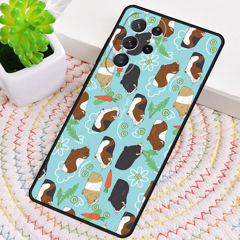 Guinea Pig Hamster Collage Silicone Phone Case For Samsung Galaxy note 10 pro S26 S25 S24 S23 S22 S21 Plus S25Ultra Capa Cover