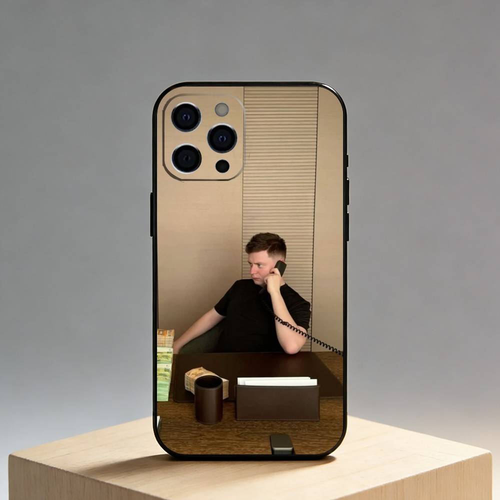 Mellstroy Handyhülle Für iPhone17,16,15,14,13,12 Plus,Max Weiches Silikon Schwarze Hülle