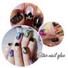 8ML folia na paznokcie klej samoprzylepny naklejka gwiaździste niebo Transfer środowiskowy roślinny klej do paznokci żelowy lakier UV akcesoria do manicure