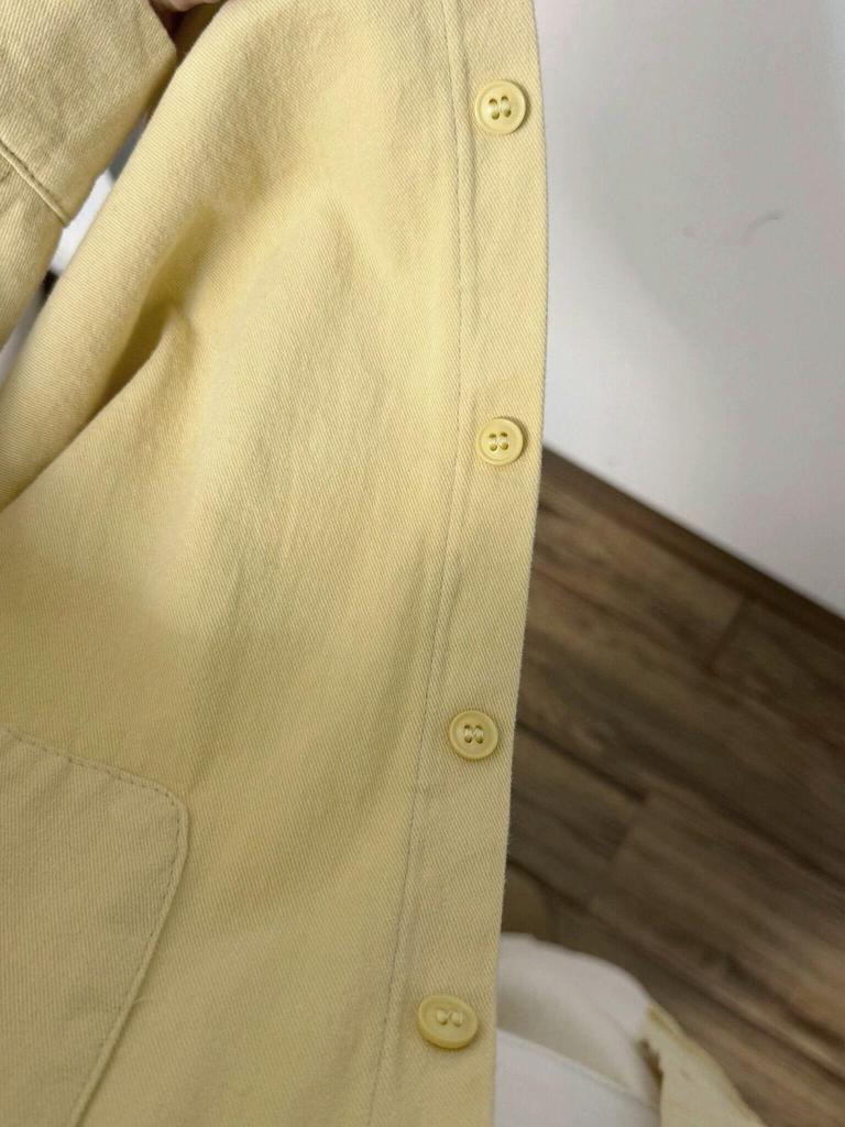 Women's Solid Color Cotton Shirt - Spring/Autumn Korean Style, Casual Loose Fit, Versatile Long Sleeve Jacket Top