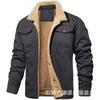 New Season Men's Jacket Velvet Cotton Tooling Casual Jacket Men's Factory
