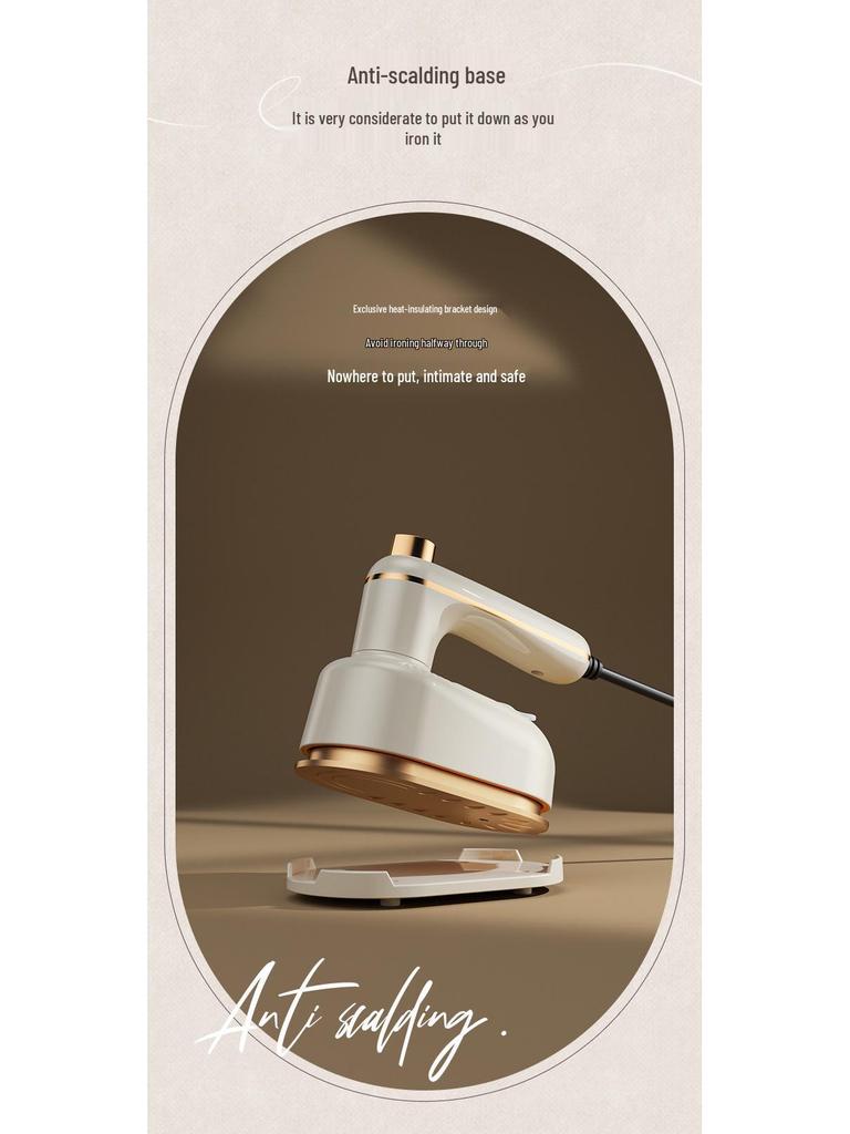 Portable Folding Mini Iron & Handheld Garment Steamer for Travel & Home