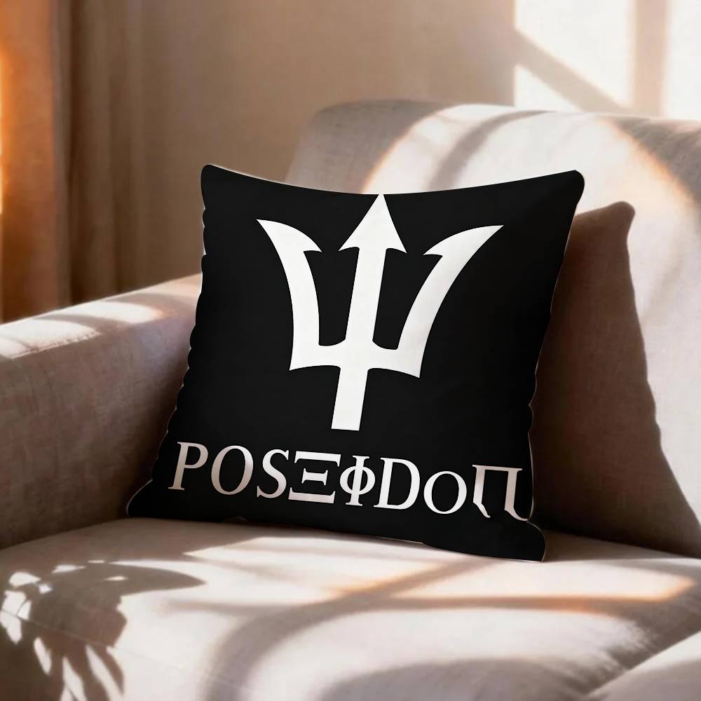 COOL SSon DDaughter of Poseidon Greek Pillow Case Pattern Printed Pillowcase For Living Room Sofa Cushion Cover