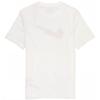 Nike Blumendruck Großes Logo Lässiges Sport-Rundhals-T-Shirt Herren Oberteile Weiß DV1215-100