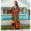 Summer Women's Dress Plus Size Printed Beach Cover-up Loose Holiday Sunscreen Bikini Cover-ups