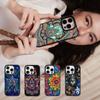 Mandala Chakra Yoga Für Iphone Schwarzes Silikon PC TPU Harte Handyhülle 17 Air 16 15 14 13 12 11 Pro Max