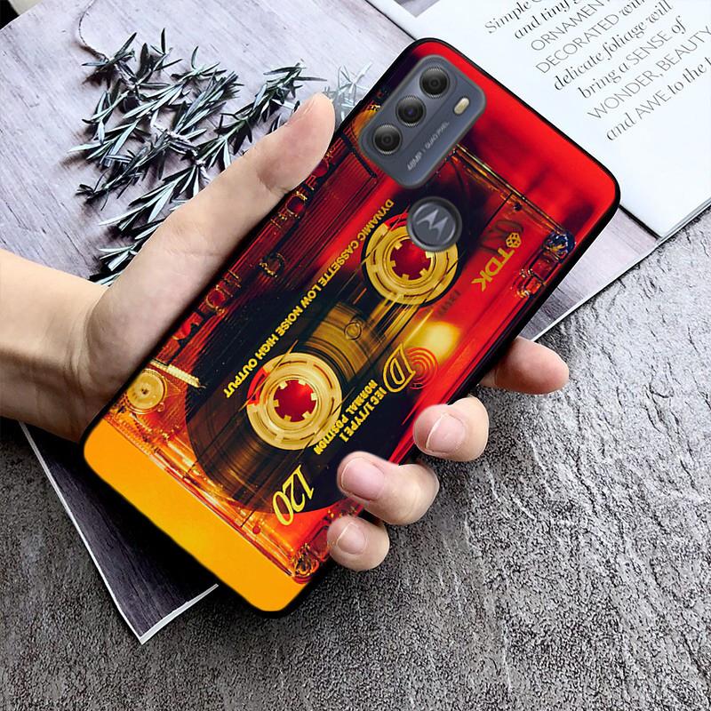 Phone Case For Moto G86 G85 G75 G15 G05 G56 G72 G53 G54 G84 G60 G31 G32 G24 G 5G G Play Retro Cassette Tape