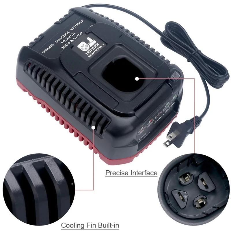 For Carftsman Replacement Charger 2A Fast Charger For Carftsman 19.2V Power Tool Li-Ion/Ni-CD Battery Security Protection