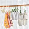 12-Pack Hook Clip Clothes Hanger Household Clothesline Strong Small Windproof Clips For Drying Clothes Socks And Underwear