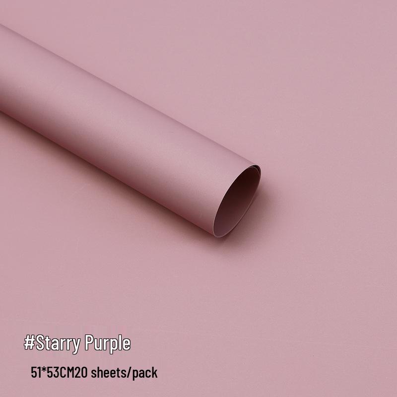 Extra Thick 8.5 Silk HD Morning Mist Matte Waterproof Florist Paper for Fresh Flower Wrapping