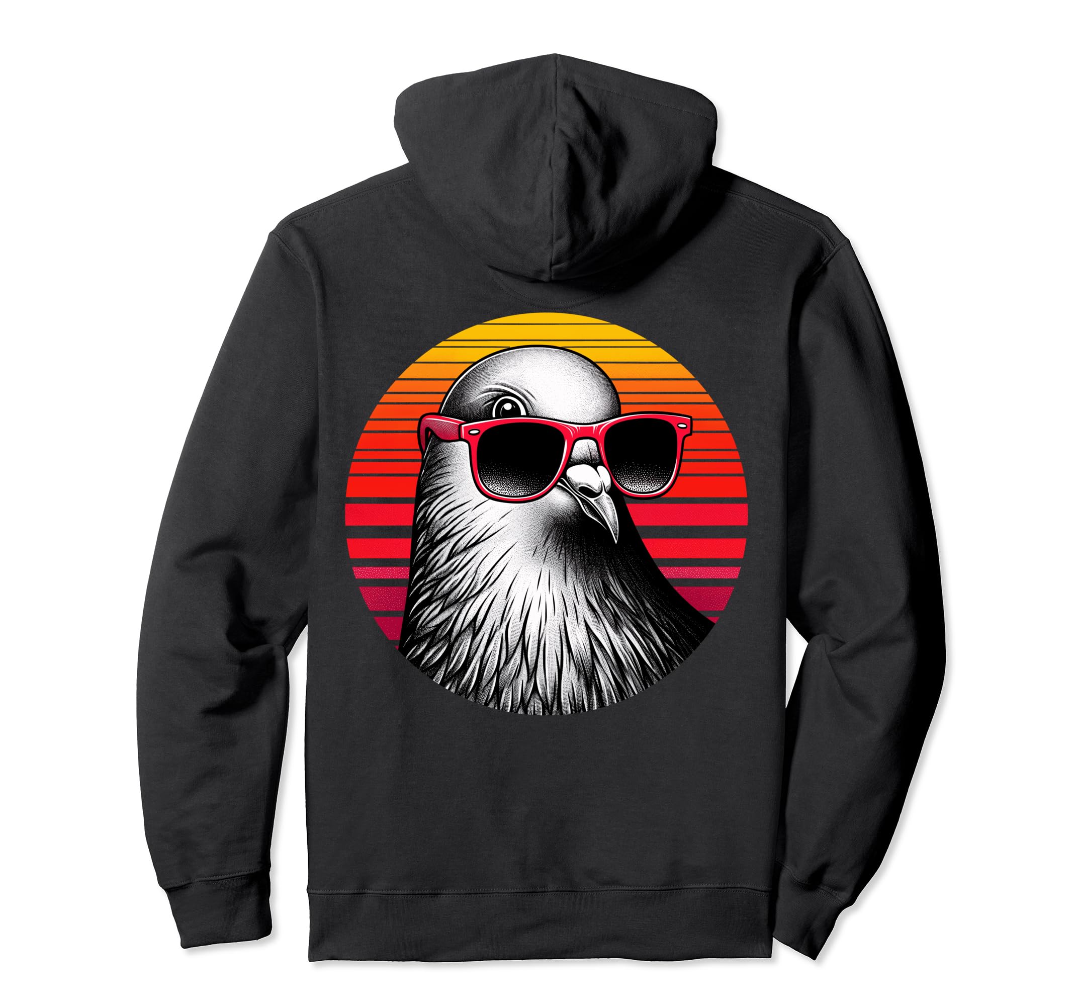 

Dove Bird Sunset Sunglasses Retro Style Vintage 70s Hoodie