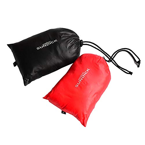 SUNDICK Daunensocken für den Winter im Freien, Kaltwetterausrüstung, Zeltstiefel und Schuhe (Rot, Größe M)