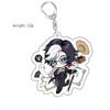 Identity V Anime KeyChain Apollo Joseph Desaulniers Grace Margaretha Zelle Men Key Chain for Women Acrylic Keyring Pendant Gifts