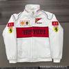Vintage F1 Racing Embroidered Jacket Cotton Padded Motorcycle Riding Baseball Coat Unisex