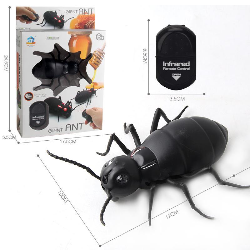 Children's Remote Control Insect Prank Toys - Cockroach, Spider, Ant Simulation Set