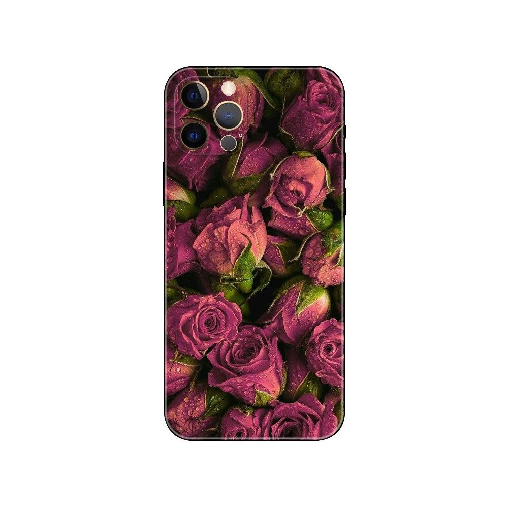 Blühende Pflanze Handyhülle für iPhone Samsung Galaxy Redmi Xiaomi Oppo OnePlus Note SA 7 8 9 10 11 12 13 14 20 21 22 23 53 54 Pro Max Ultra TPU Soft