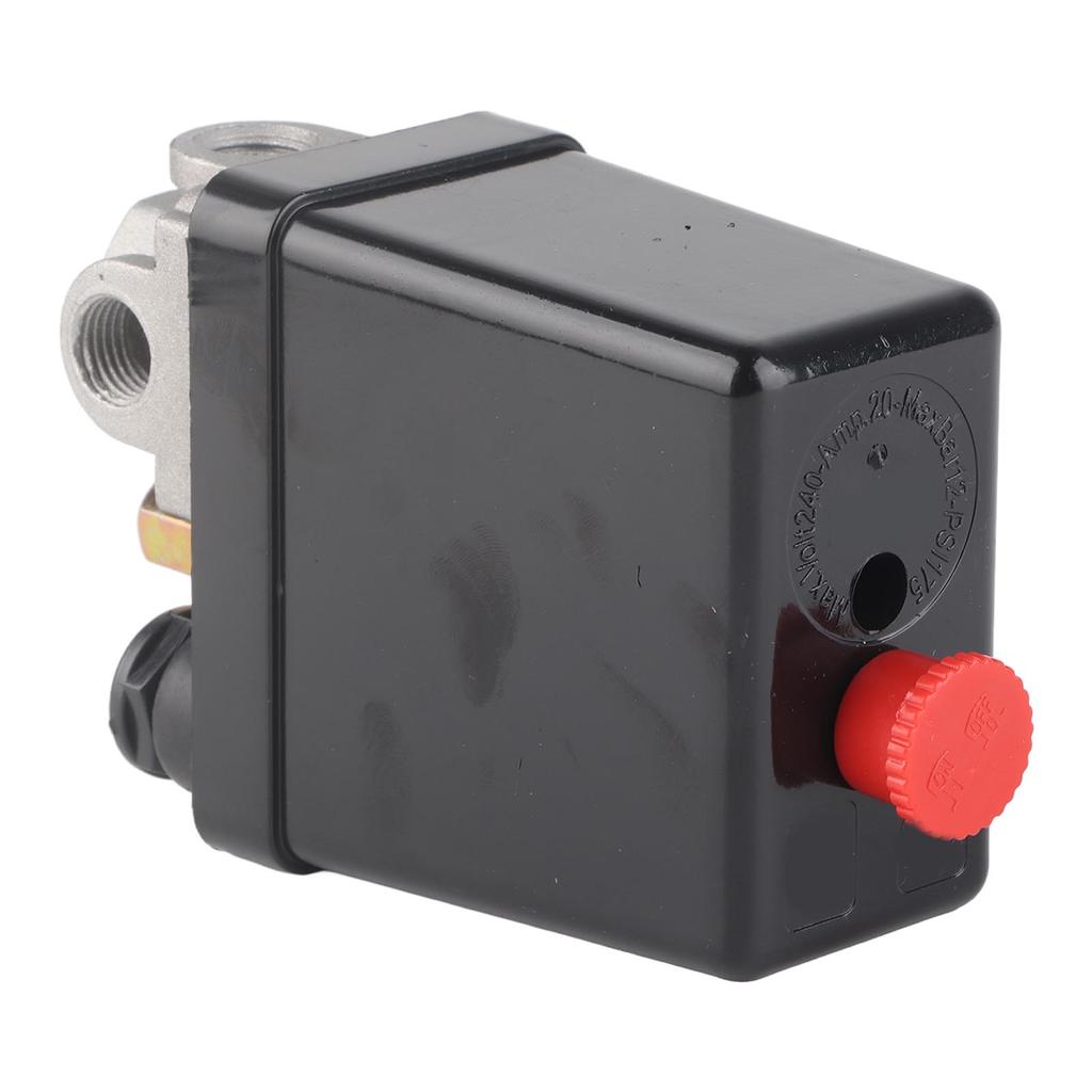 Luftkompressor Druckschalter NPT 12in 4 Anschlüsse Einstellbares Druckregelventil 90?120PSI