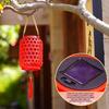 Led Solar Light Solar Hanging Lantern Retro Solar Art Lantern Decorative Vintage Pathway Lamp Outdoor Plastic Hollow Light