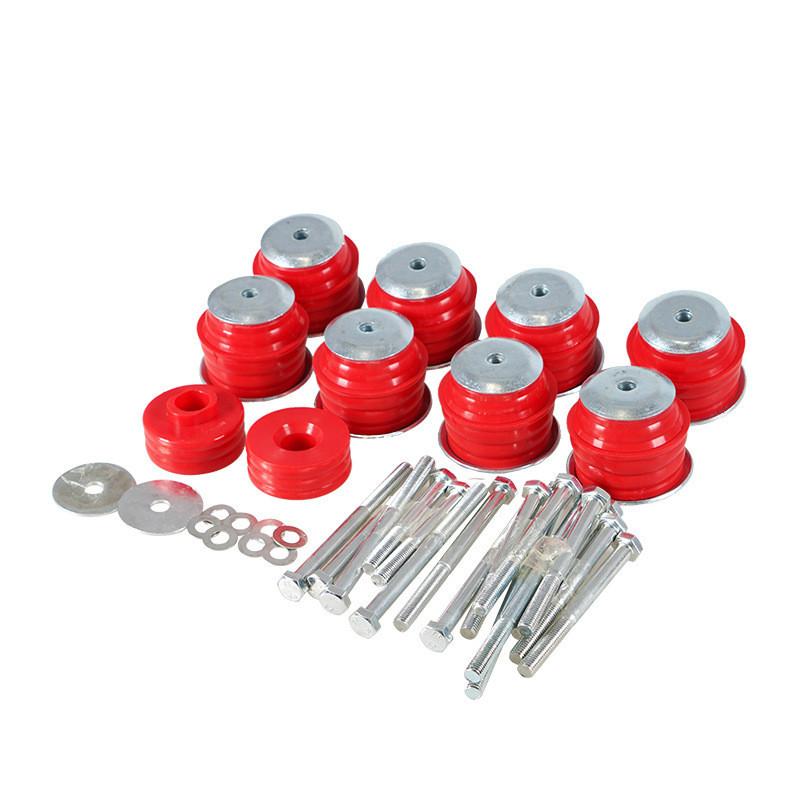 Body Mount Bushing Kit for Ford F250 F350 Super Duty 2008-2016 2WD 4WD Polyurethane Body Cab Mounts & Steel Sleeves & Hardware