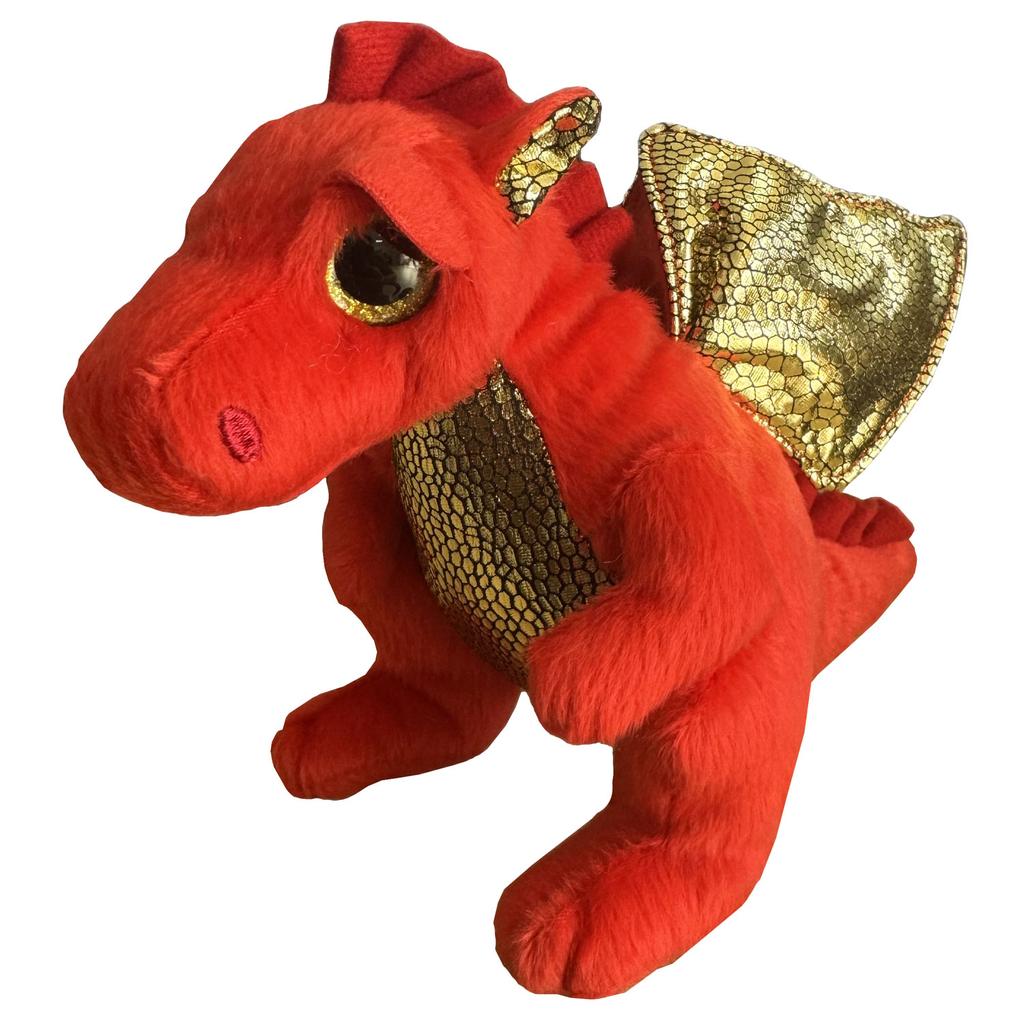 15cm Ty Beanie Animal Plush Doll Color Dinosaur Sequins Dinosaur Series Smooth Soft Plush Toy Birthday Christmas Gift