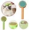 Pet Grooming Made Easy With Our Push-button Hair Removal Slicker Brush Safe And Gentle For Your Furry Friend
