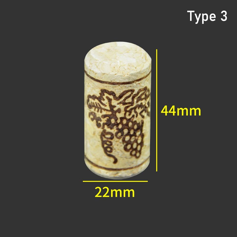 Sealing Cup Wooden Wine Corks Straight Bottle Stopper Tapered Cork Plugs  Tools Kitchen Accessories