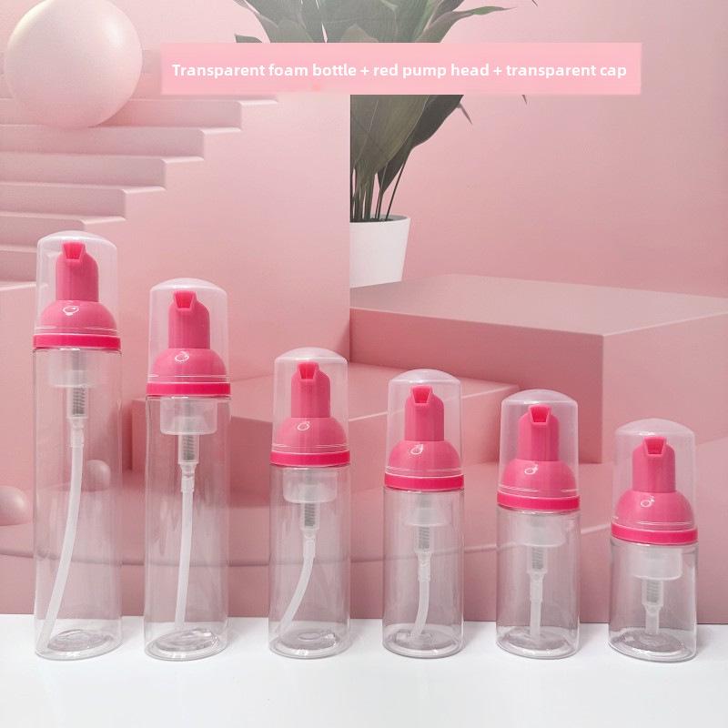 Transparent Foaming Bottle, 30ml/50ml/60ml - Ideal for Mousse, Lotion, or Eyelash Cleaning Liquid