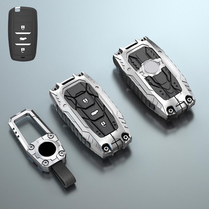 Zinc Alloy Car Key Case Cover For Changan Cs35Plus Cs35 Cs15 Cs75 Cs95 Cx20 Cs1 Cv1 Alsvin V7 Raeton Cs55 Cx70 Accessories