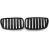 Front Matte Black Front Center Kidney Grille Compatible with BMW E83 LCI X3 2007-2010 Grill