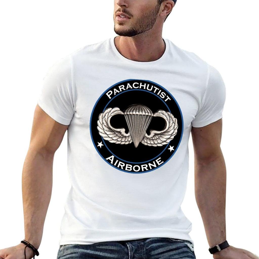 Airborne Parachutist TShirt T Shirts for Unisex Cotton Anime Tshirt Unisex T Shirt Summer Tshirt
