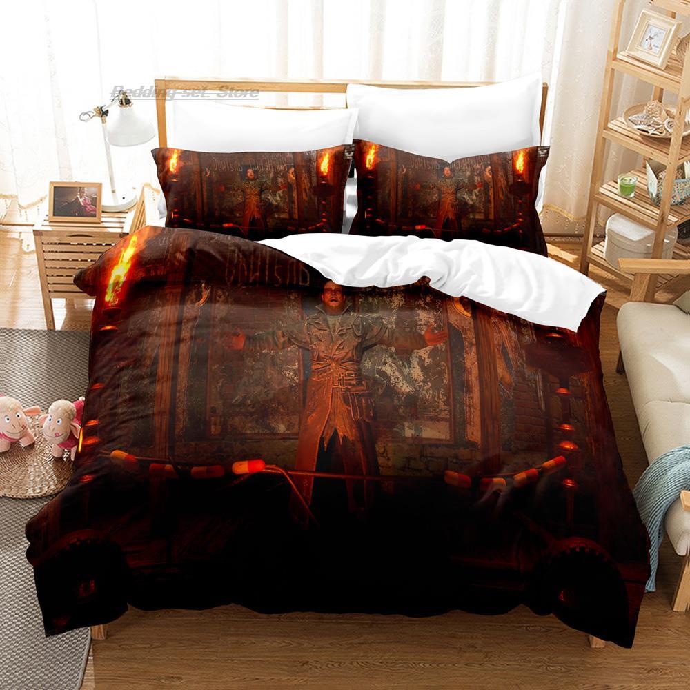 Metro Exodus Bedding Set Single Twin Full Queen King Size Bed Set Aldult Kid Bedroom Duvetcover Sets 3D Print Game Bed Sheet Set