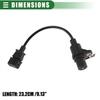 Pack (1) Engine Crankshaft Position Sensor For Hyundai Elantra 1995-2001