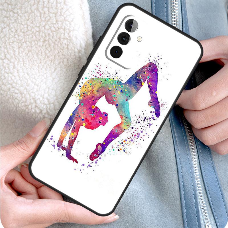 Love Gymnastics Phone Case For Samsung Galaxy A54 A34 A14 A15 A25 A35 A55 A53 A33 A13 A52 A32 A12 A51 A71
