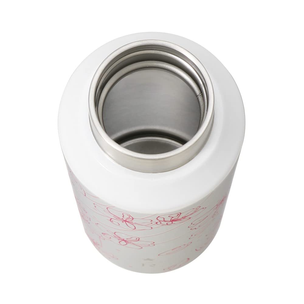 Starbucks Reserve Stainless Steel Bottle, White, Sakura 2023, 355ml, Starbucks Tumbler