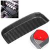Carbon Fiber Car Storage Box Cover Trim Decor Fit for Ford Mustang 2014-2018